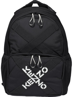 Kenzo Sport Logo Printed Backpack