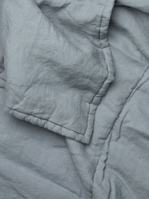 Quilted Linen Blanket