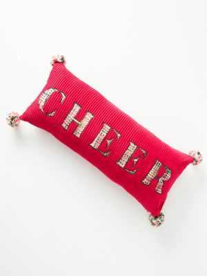 Cheer Pommed Pillow