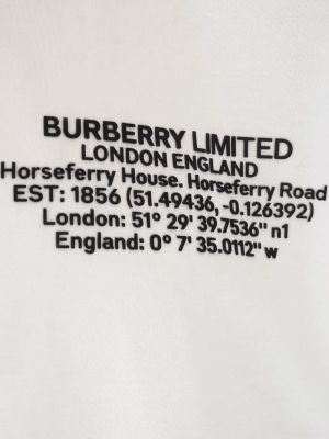 Burberry Address Printed T-shirt