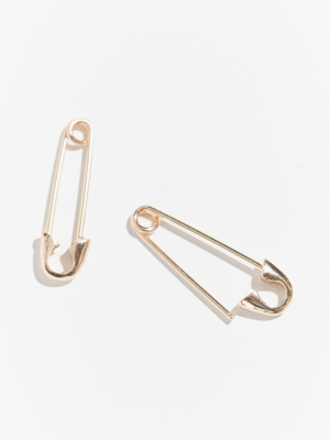 Simple Safety Pin Earring