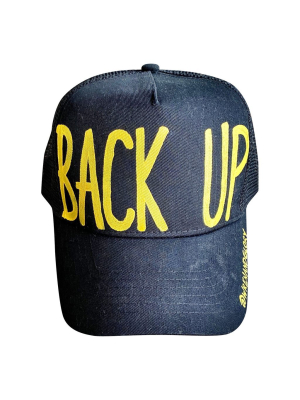 'back Up' Painted Hat