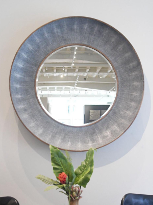 Armond Mirror Cool Gray And Walnut