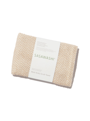 Sasawashi Mesh Body Scrub Towel