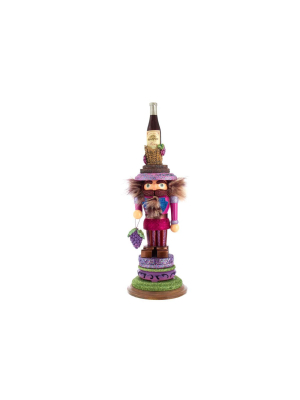 Kurt Adler 17.5" Hollywood Wine King Nutcracker