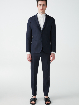 Slim-fit Linen Blazer