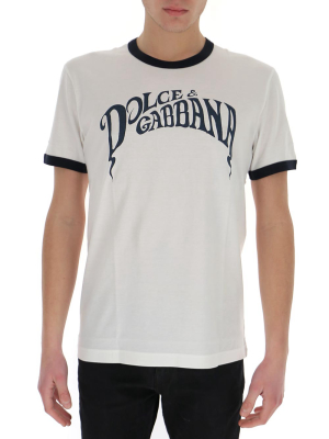 Dolce & Gabbana Logo Printed T-shirt