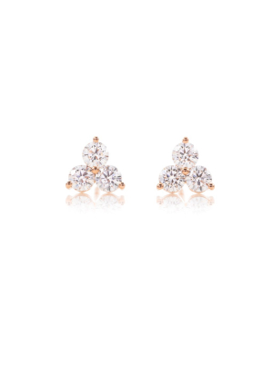 Petite Prong Set Diamond Studs