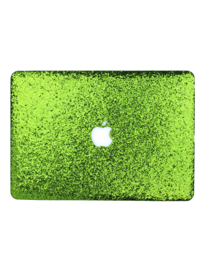 Kelly Green Glitter Macbook Case