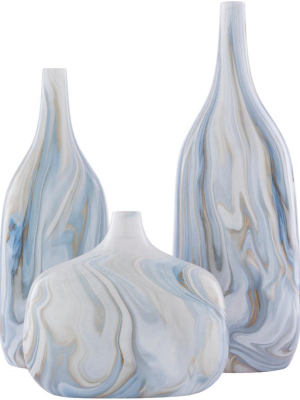 Marble Vase Set In Various Colors