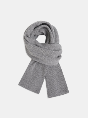 Camden Scarf In Ribbed Cashmere