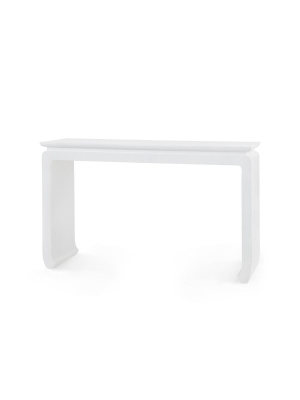 Elina Console, White