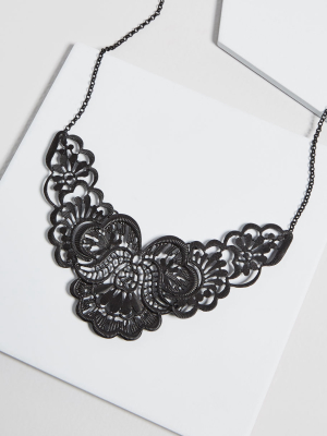 Photogenic Fretwork Statement Necklace