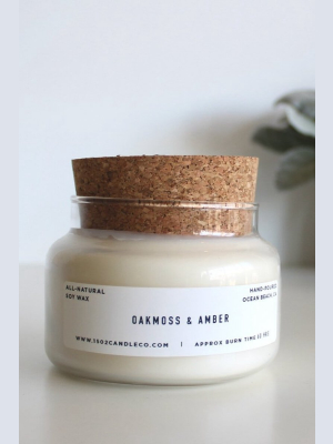 1502 Candle Co. Oakmoss & Amber Jar Candle