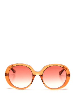 Chloé Eyewear Round Frame Sunglasses