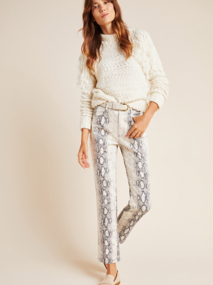 Lela Snake-printed Pants