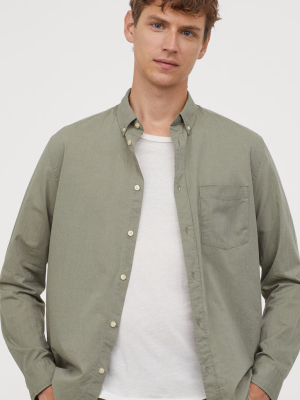 Regular Fit Cotton Shirt