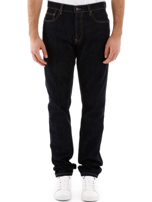 Kenzo Logo Patch Straight-leg Jeans