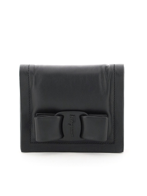 Salvatore Ferragamo Viva Bow Padded Bi-fold Wallet