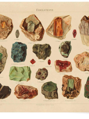 11x14 Print Minerals And Gemstones