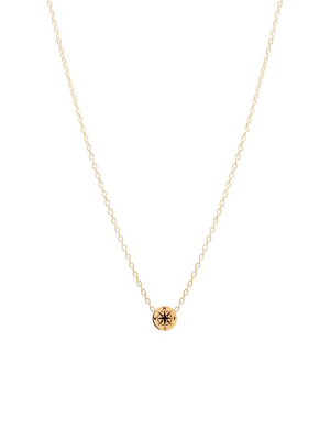 14k Itty Bitty Compass Necklace