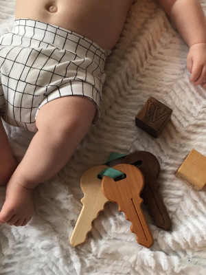 Hardwood Toy Keys