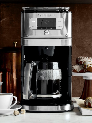 Cuisinart Burr Grind & Brew Coffee Maker With Glass Carafe