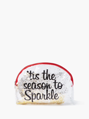 Sparkle Graphic Pouch