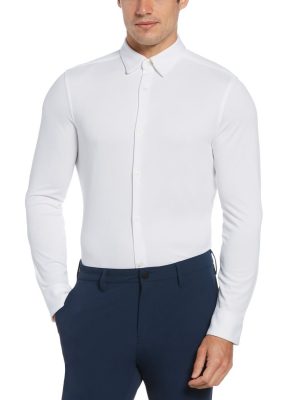 Slim Fit Pique Stretch Shirt