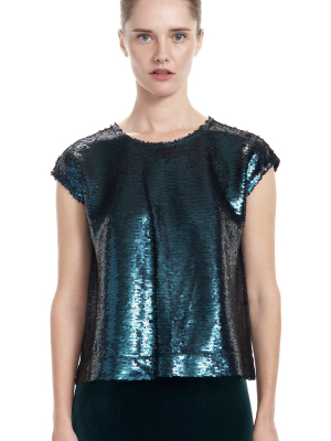 Amala Sequin Top