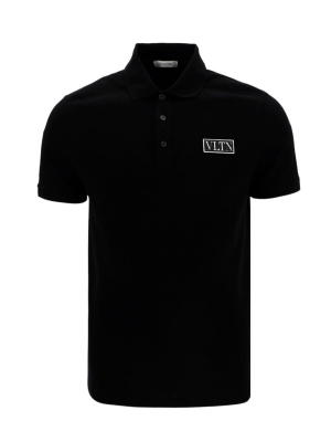 Valentino Vltn Tag Polo Shirt