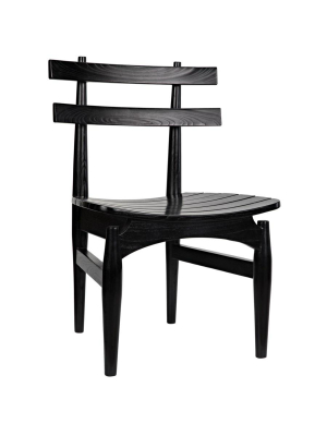 Azumi Chair, Charcoal Black