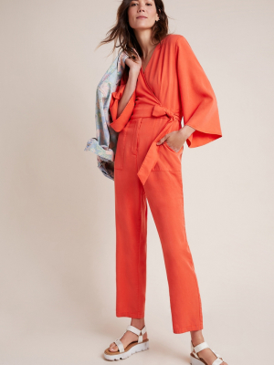 Genoveva Tie-front Jumpsuit