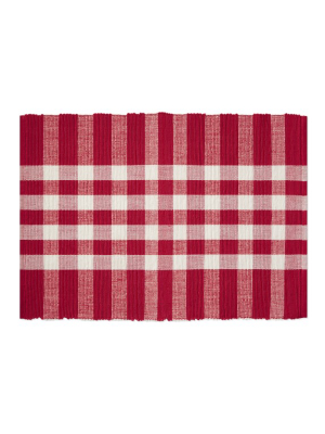 Checked Woven Placemat