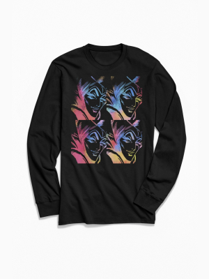 Disney Villains Maleficent Pop Art Long Sleeve Tee