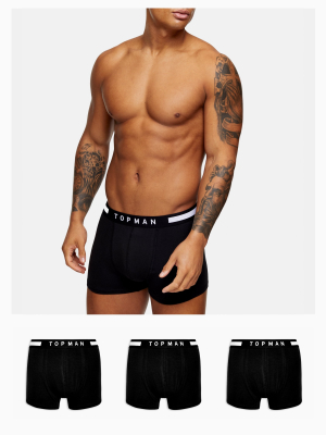 Black Trunks 3 Pack*