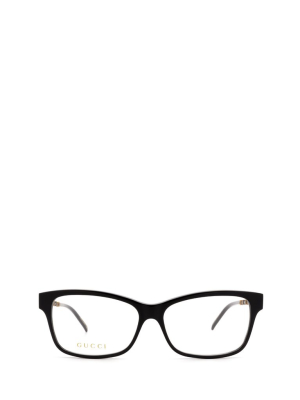 Gucci Eyewear Rectangle Framed Glasses