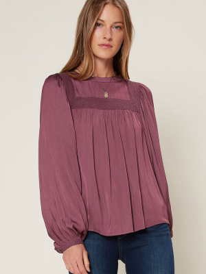 Lace Trim Top