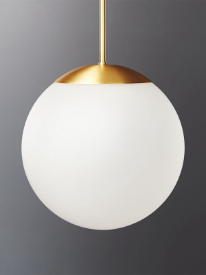 Vega Indoor-outdoor Brass Pendant Light