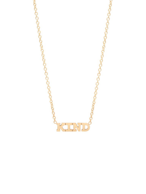 14k Itty Bitty Kind Necklace