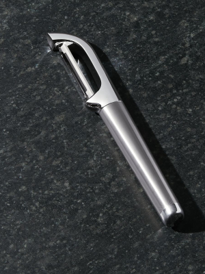 Crate And Barrel Brushed Stainless Steel Peeler