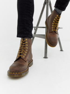 Dr Martens 1460 8-eye Boots In Brown