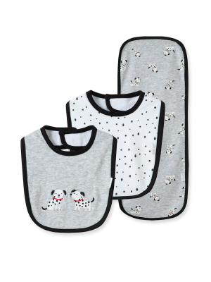 Dalmatian Bib & Burp Set