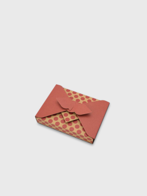 Reusable Japanese Furoshiki Gift Box – Red Dots