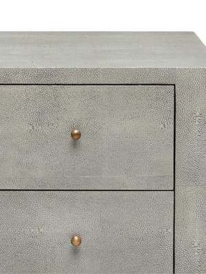 Sorin 48" Dresser Castor Gray Faux Shagreen