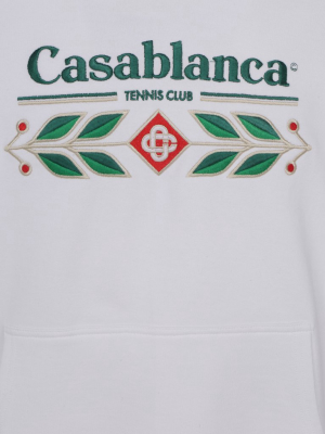 Casablanca Logo Print Hoodie