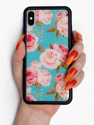 Floral Iphone Xs Max Case | Blue
