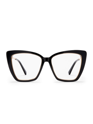 Becky Iv - Black + Blue Light Technology Glasses