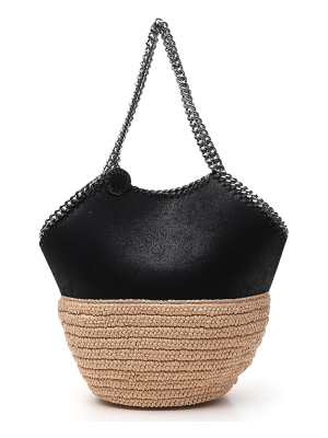 Stella Mccartney Falabella Raffia Medium Tote Bag