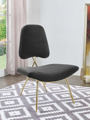 Pittman Upholstered Velvet Lounge Chair